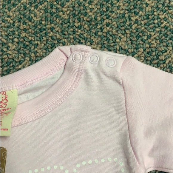 Hello Kitty Light Pink Long Sleeve Onesie - Picture 5 of 7